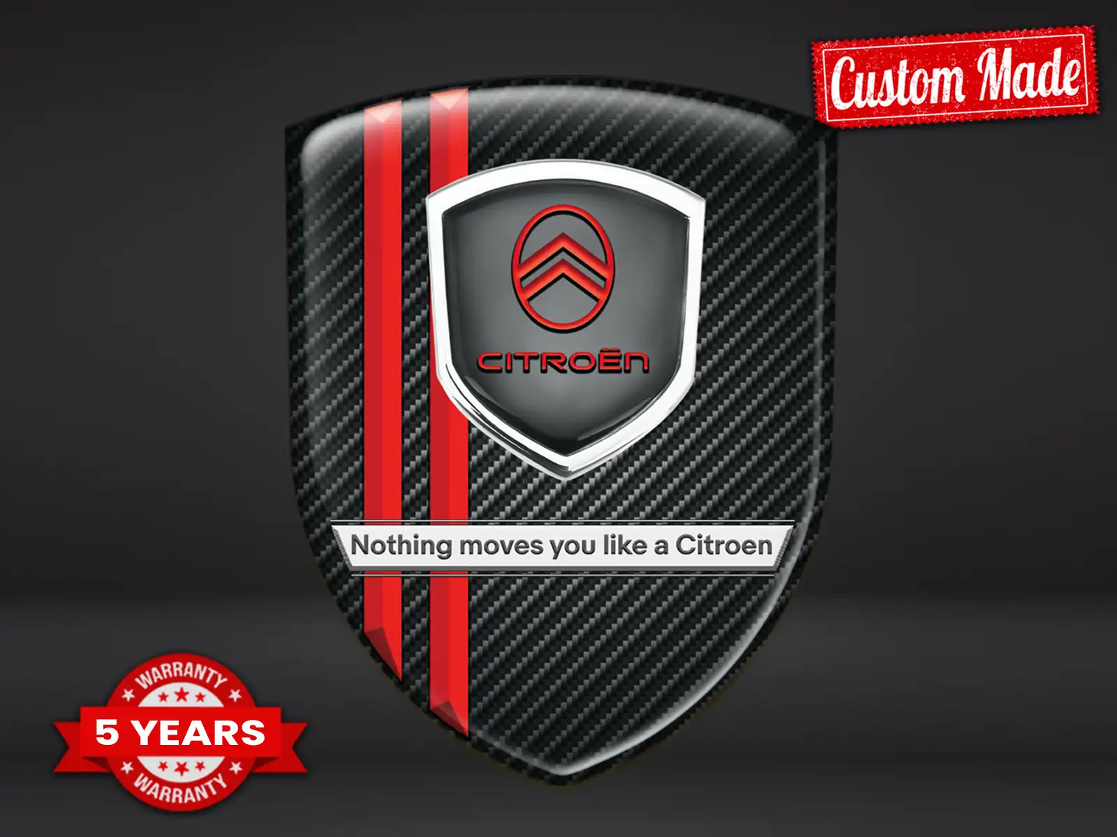 Citroen Windschutzsticker Universal Exklusiv Anpassbar
